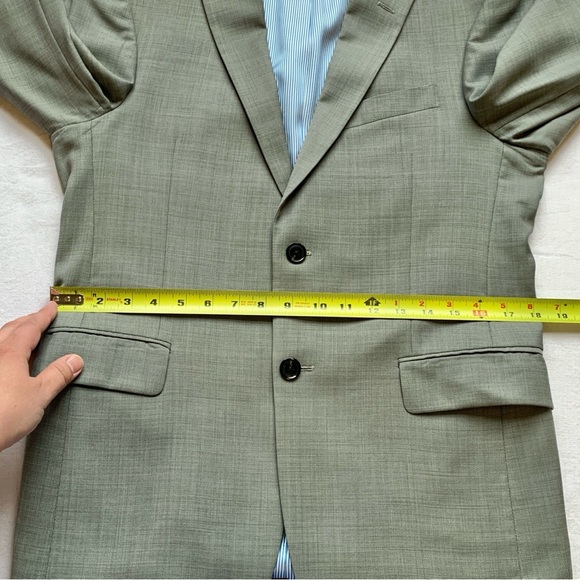 Tommy Hilfiger 100% Wool Men’s or Boy’s Gray Formal Suit Coat Blazer 36 Short - Picture 11 of 16